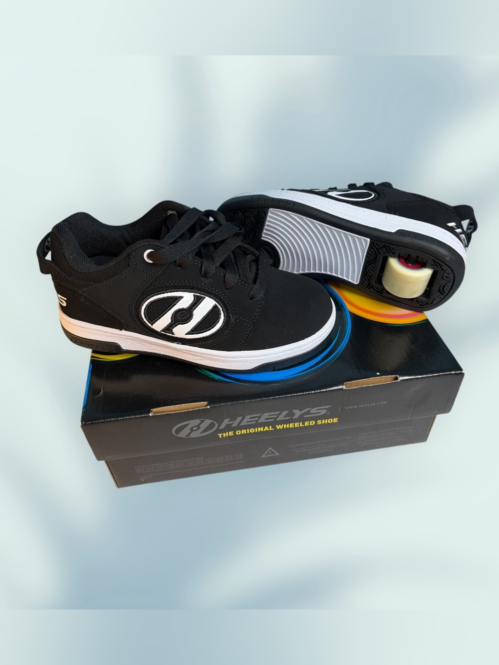 Heelys Kids' Voyager Shoes Black/White - HE100713H Youth Sz 1